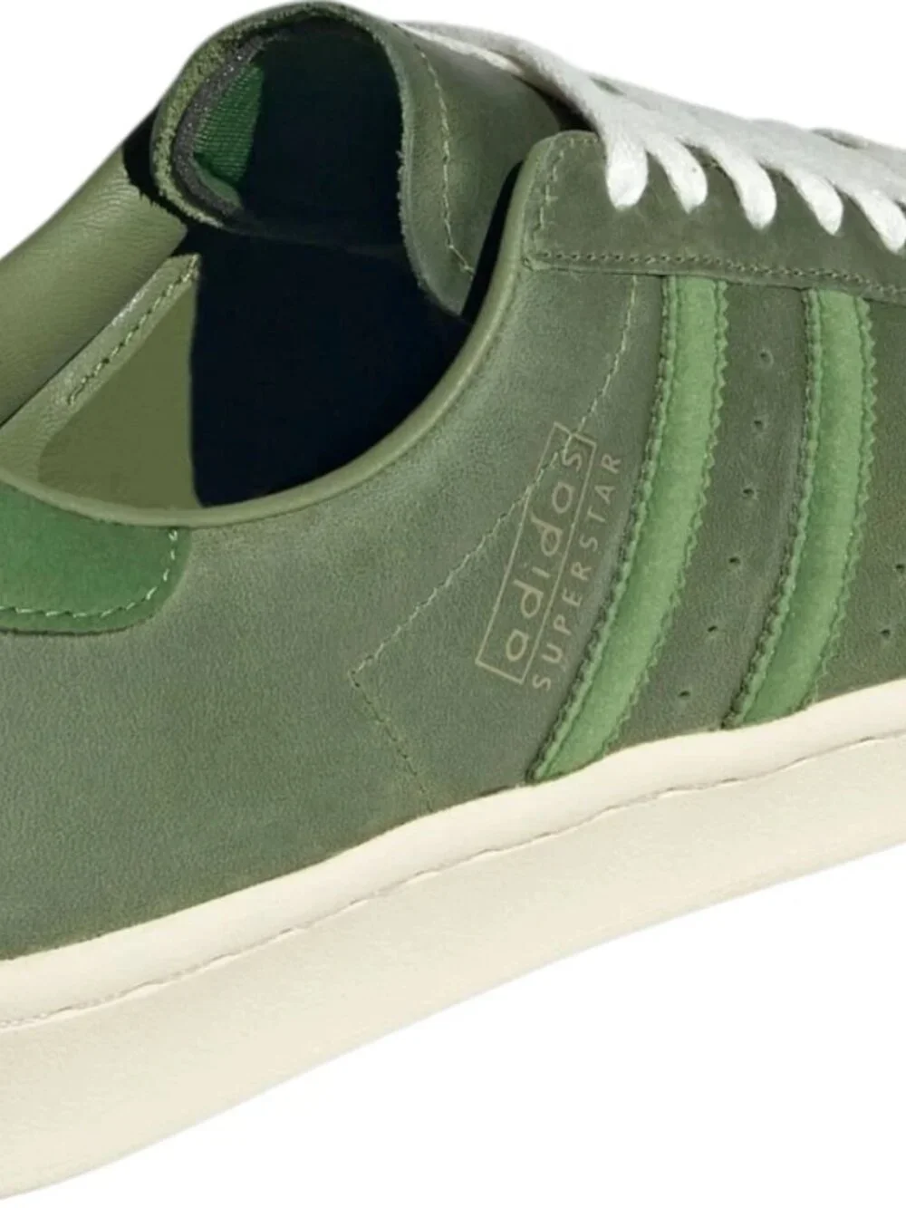 adidas Superstar Vintage Unisex 7m/8w Casual Shoes Crew Green JI0318 NEW